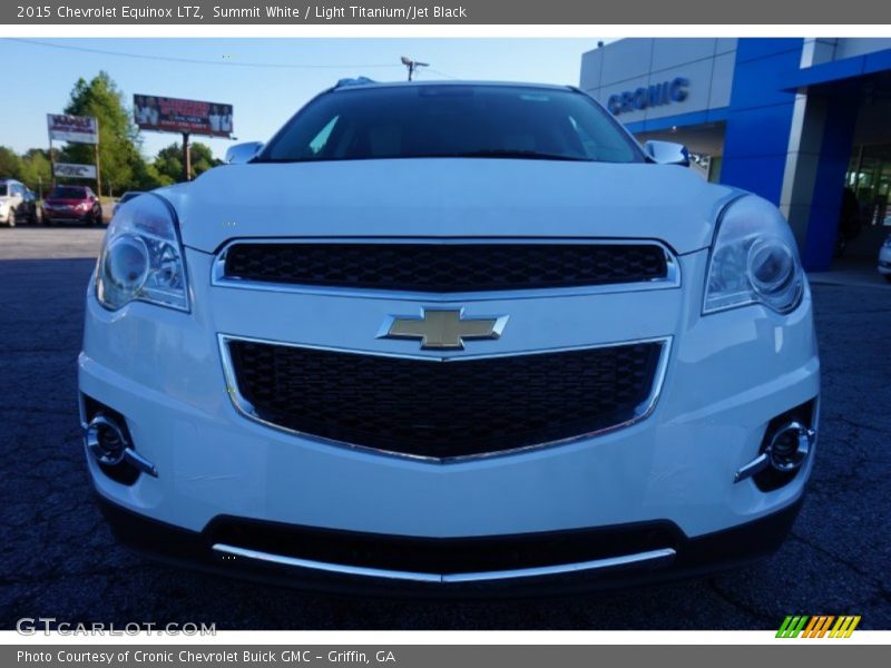 Summit White / Light Titanium/Jet Black 2015 Chevrolet Equinox LTZ