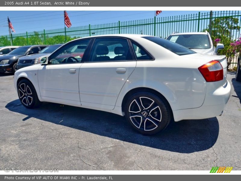 Arctic White / Ebony 2005 Audi A4 1.8T Sedan