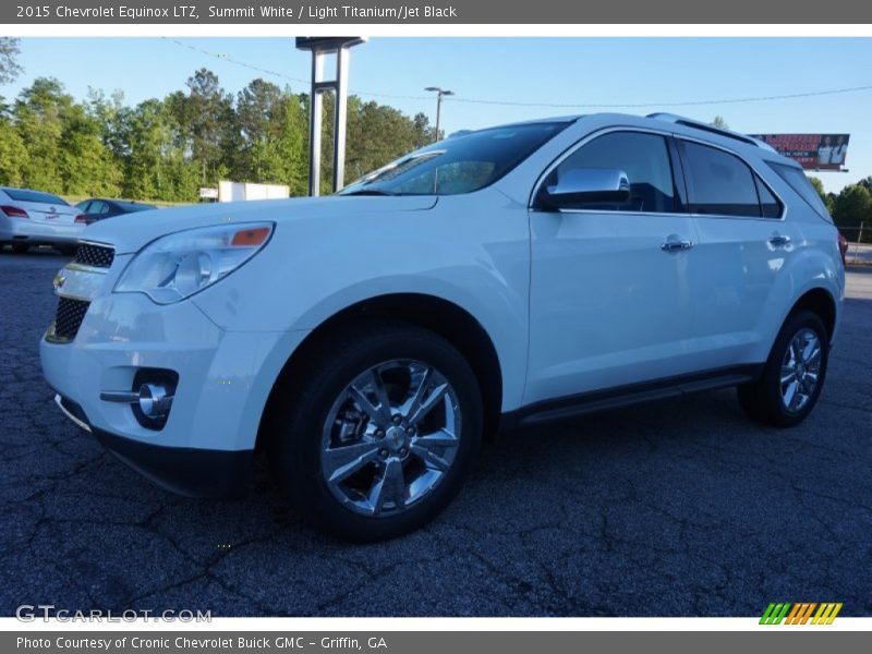Summit White / Light Titanium/Jet Black 2015 Chevrolet Equinox LTZ