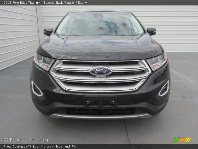 Tuxedo Black Metallic / Ebony 2015 Ford Edge Titanium