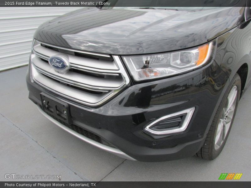 Tuxedo Black Metallic / Ebony 2015 Ford Edge Titanium