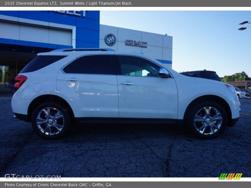 Summit White / Light Titanium/Jet Black 2015 Chevrolet Equinox LTZ