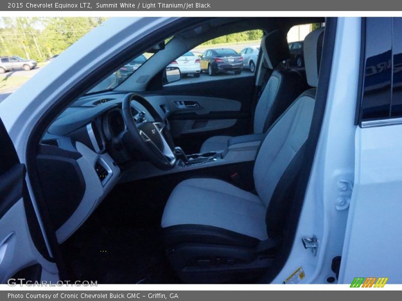 Summit White / Light Titanium/Jet Black 2015 Chevrolet Equinox LTZ