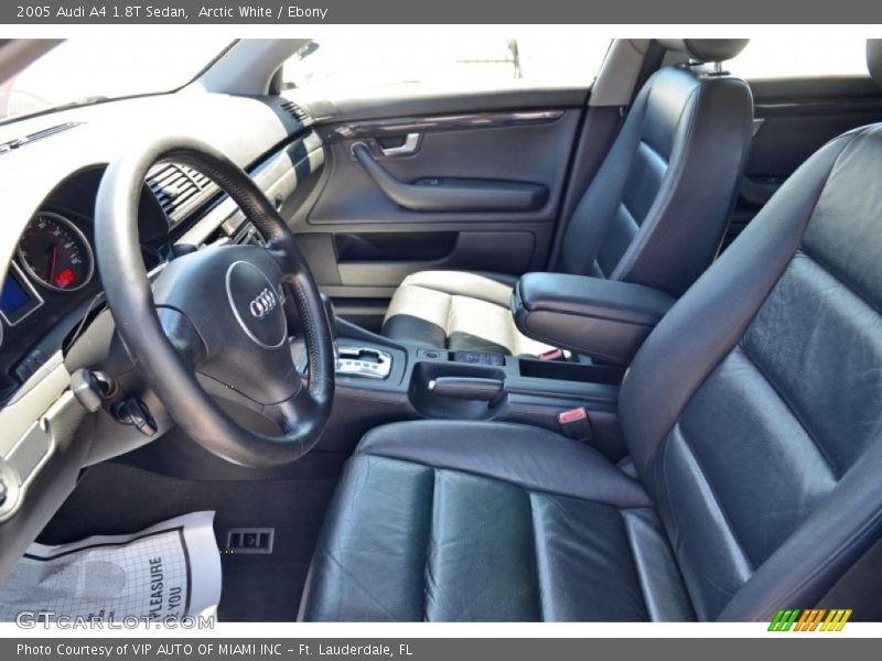 Arctic White / Ebony 2005 Audi A4 1.8T Sedan