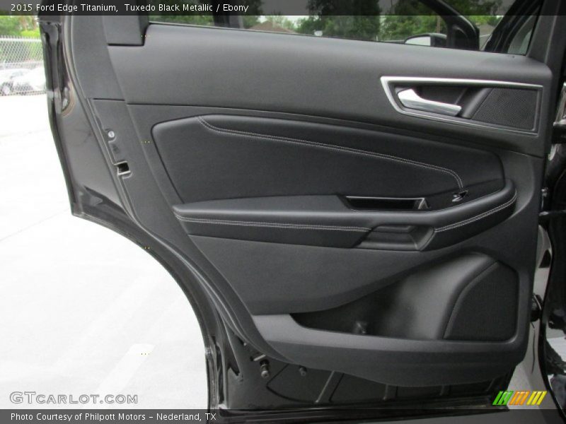 Tuxedo Black Metallic / Ebony 2015 Ford Edge Titanium