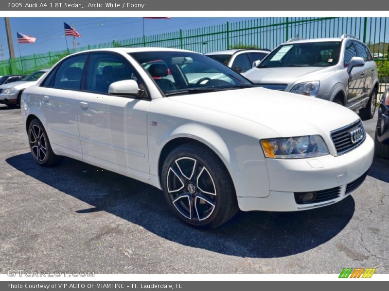 Front 3/4 View of 2005 A4 1.8T Sedan