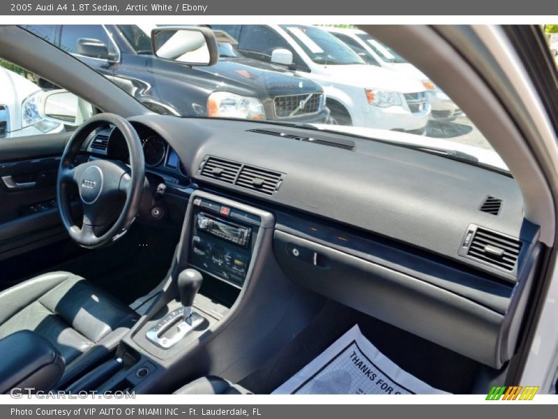 Arctic White / Ebony 2005 Audi A4 1.8T Sedan