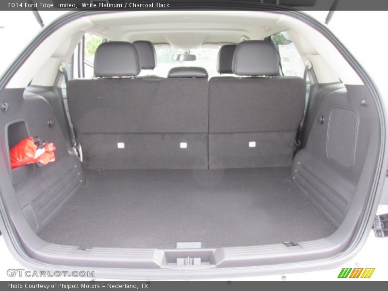 White Platinum / Charcoal Black 2014 Ford Edge Limited