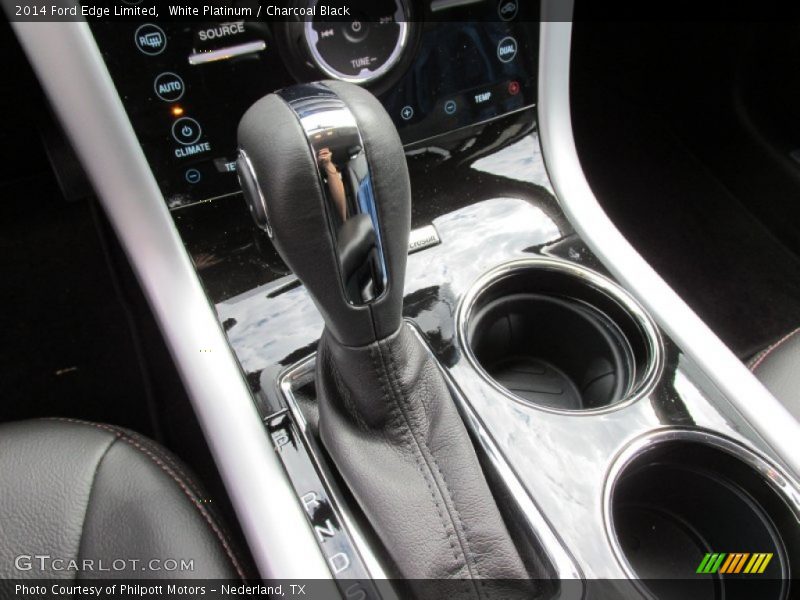 White Platinum / Charcoal Black 2014 Ford Edge Limited