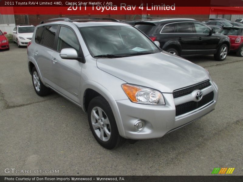 Classic Silver Metallic / Ash 2011 Toyota RAV4 Limited 4WD