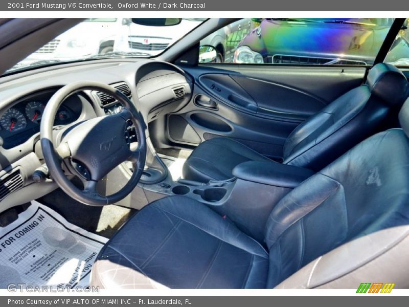  2001 Mustang V6 Convertible Dark Charcoal Interior