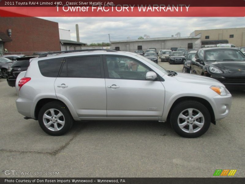Classic Silver Metallic / Ash 2011 Toyota RAV4 Limited 4WD