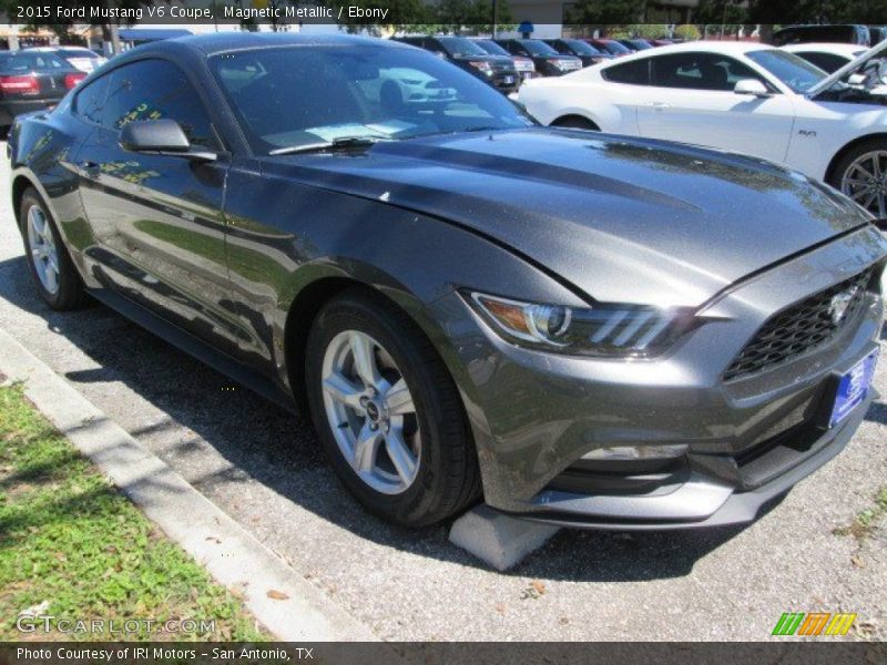 Magnetic Metallic / Ebony 2015 Ford Mustang V6 Coupe
