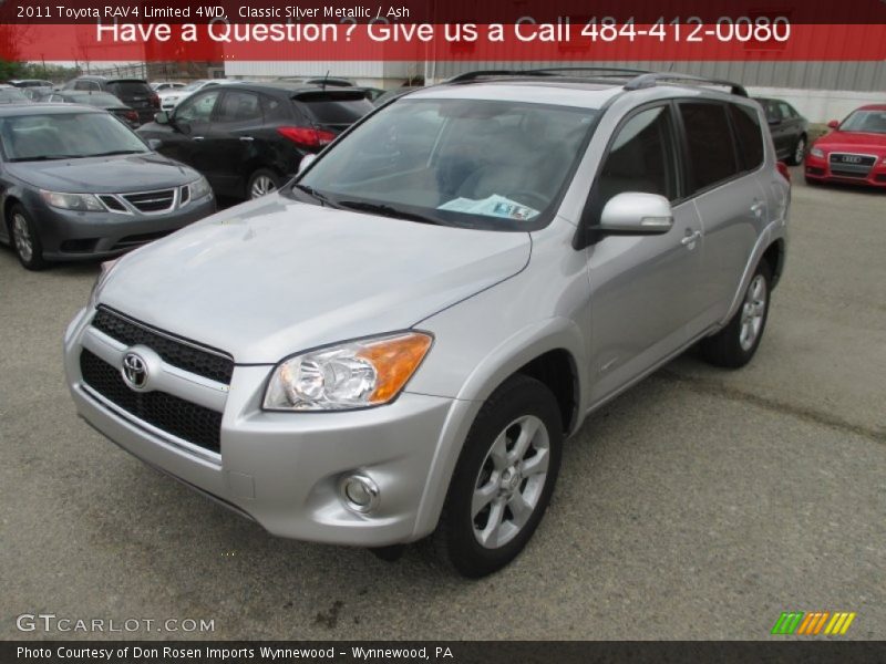 Classic Silver Metallic / Ash 2011 Toyota RAV4 Limited 4WD