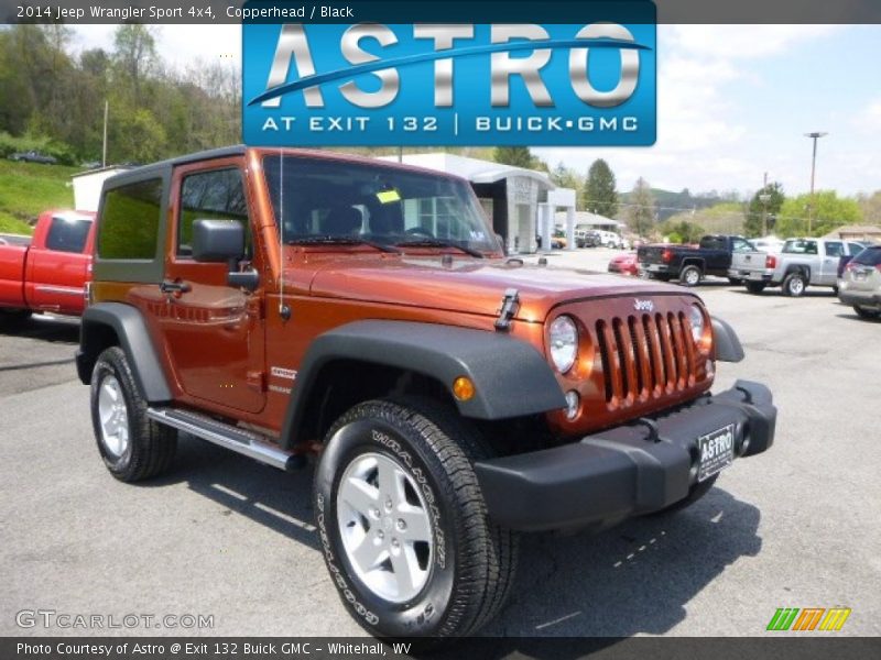 Copperhead / Black 2014 Jeep Wrangler Sport 4x4