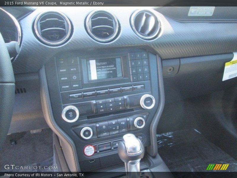 Magnetic Metallic / Ebony 2015 Ford Mustang V6 Coupe