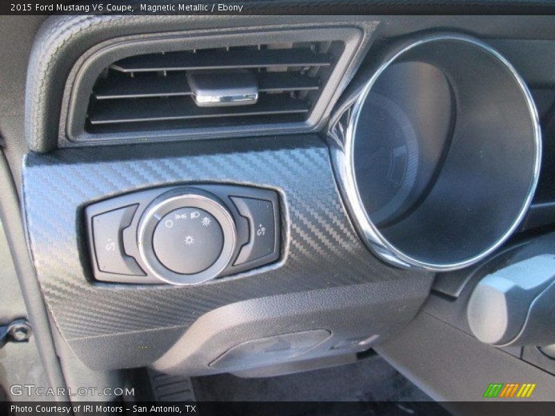 Magnetic Metallic / Ebony 2015 Ford Mustang V6 Coupe