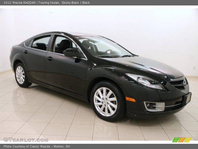 Ebony Black / Black 2012 Mazda MAZDA6 i Touring Sedan