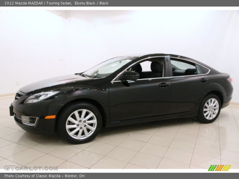 Ebony Black / Black 2012 Mazda MAZDA6 i Touring Sedan