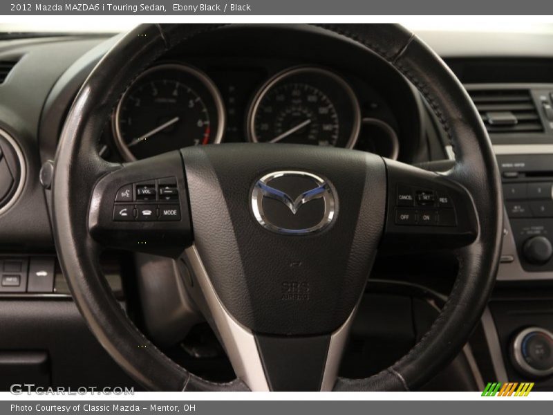 Ebony Black / Black 2012 Mazda MAZDA6 i Touring Sedan
