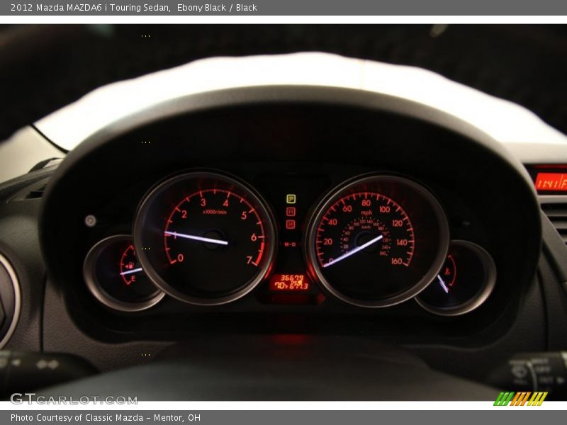 Ebony Black / Black 2012 Mazda MAZDA6 i Touring Sedan