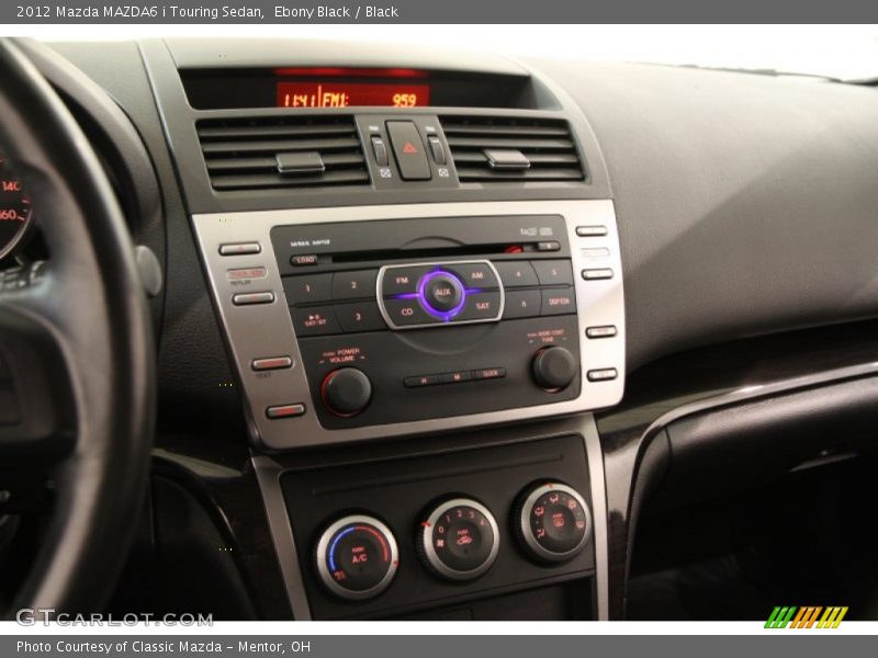 Ebony Black / Black 2012 Mazda MAZDA6 i Touring Sedan
