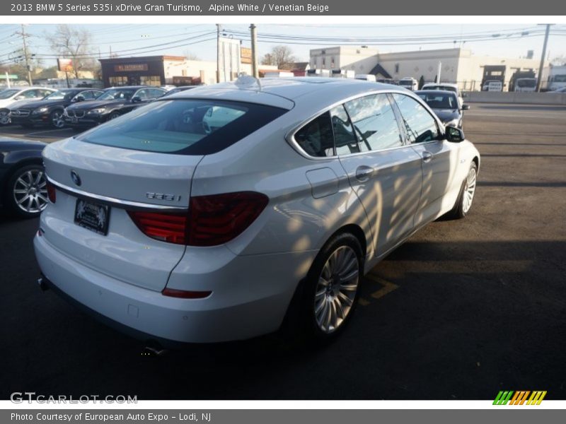 Alpine White / Venetian Beige 2013 BMW 5 Series 535i xDrive Gran Turismo