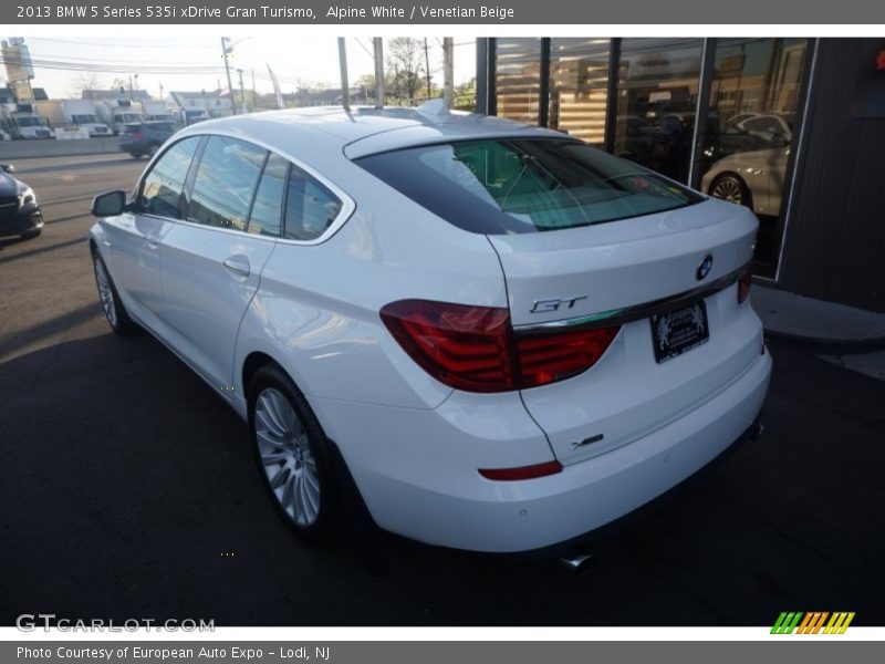 Alpine White / Venetian Beige 2013 BMW 5 Series 535i xDrive Gran Turismo