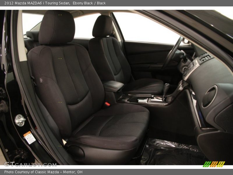Ebony Black / Black 2012 Mazda MAZDA6 i Touring Sedan