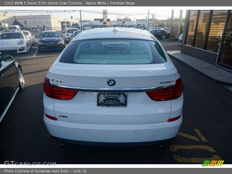 Alpine White / Venetian Beige 2013 BMW 5 Series 535i xDrive Gran Turismo