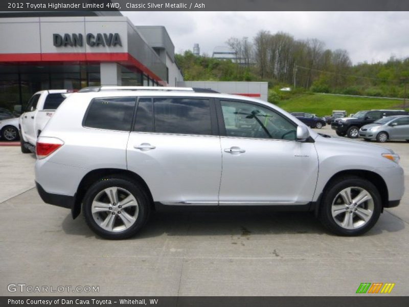 Classic Silver Metallic / Ash 2012 Toyota Highlander Limited 4WD