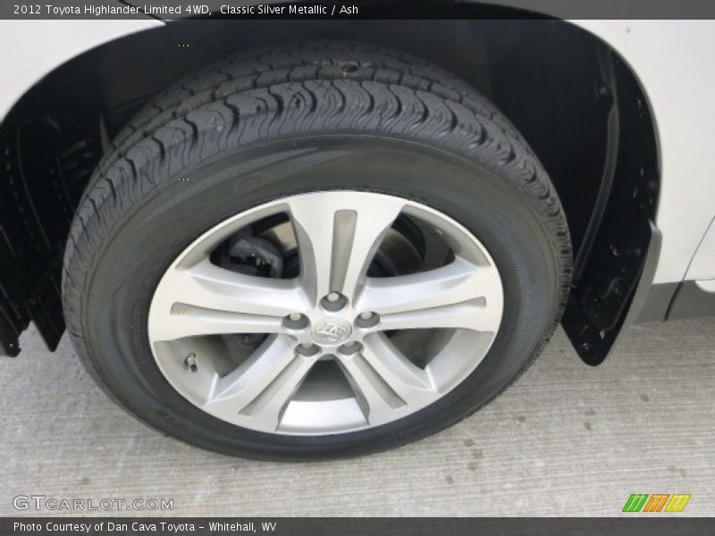 Classic Silver Metallic / Ash 2012 Toyota Highlander Limited 4WD