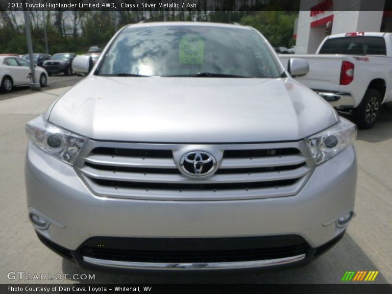 Classic Silver Metallic / Ash 2012 Toyota Highlander Limited 4WD