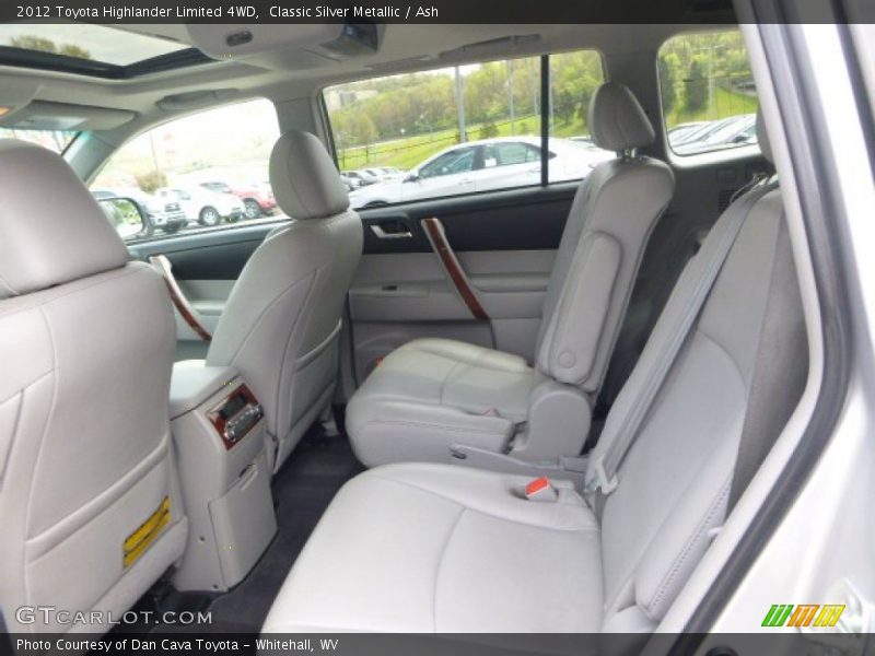 Classic Silver Metallic / Ash 2012 Toyota Highlander Limited 4WD