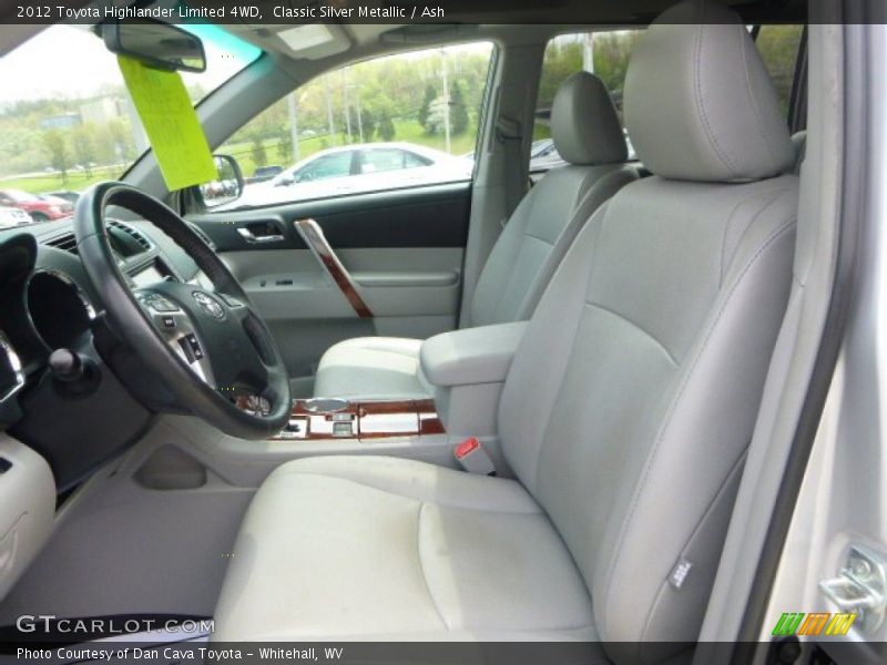 Classic Silver Metallic / Ash 2012 Toyota Highlander Limited 4WD