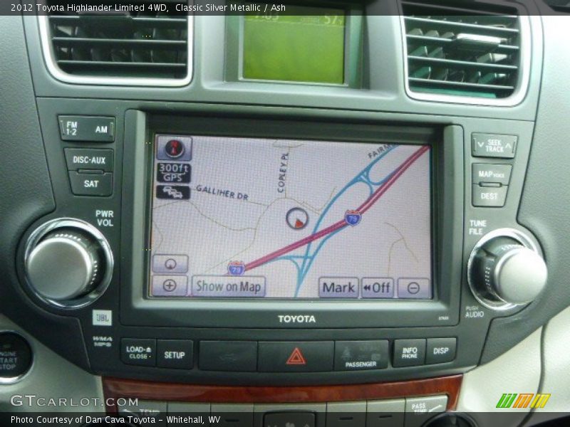 Classic Silver Metallic / Ash 2012 Toyota Highlander Limited 4WD