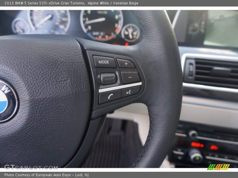 Alpine White / Venetian Beige 2013 BMW 5 Series 535i xDrive Gran Turismo