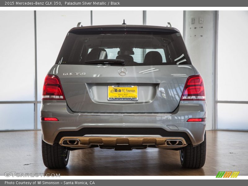 Paladium Silver Metallic / Black 2015 Mercedes-Benz GLK 350