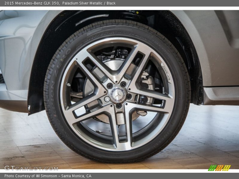 Paladium Silver Metallic / Black 2015 Mercedes-Benz GLK 350