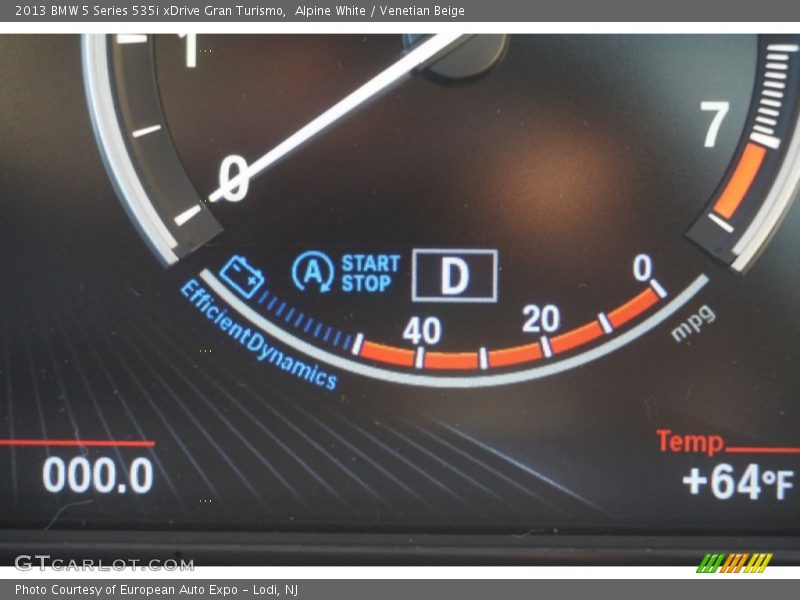 Alpine White / Venetian Beige 2013 BMW 5 Series 535i xDrive Gran Turismo