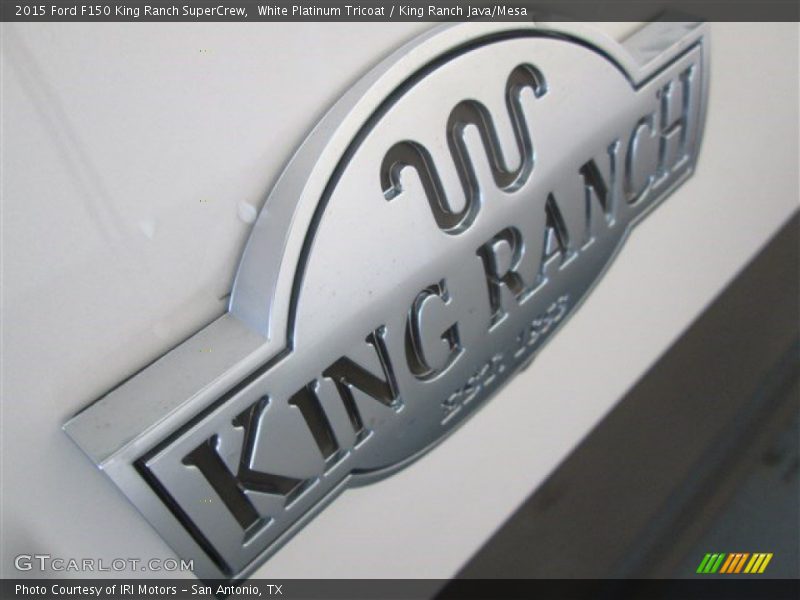White Platinum Tricoat / King Ranch Java/Mesa 2015 Ford F150 King Ranch SuperCrew