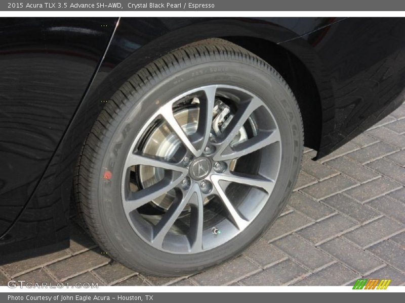 Crystal Black Pearl / Espresso 2015 Acura TLX 3.5 Advance SH-AWD