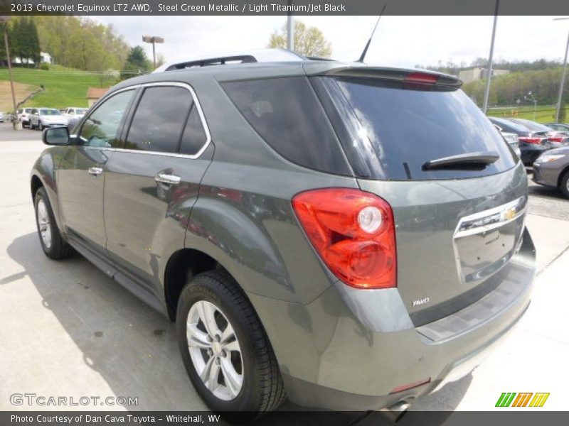 Steel Green Metallic / Light Titanium/Jet Black 2013 Chevrolet Equinox LTZ AWD