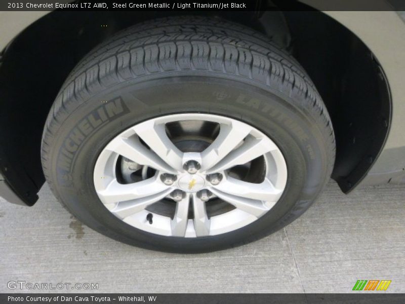 Steel Green Metallic / Light Titanium/Jet Black 2013 Chevrolet Equinox LTZ AWD