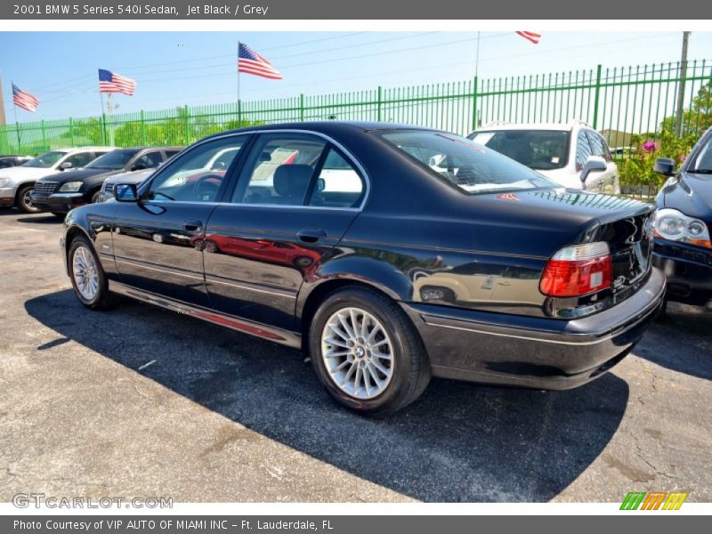 Jet Black / Grey 2001 BMW 5 Series 540i Sedan