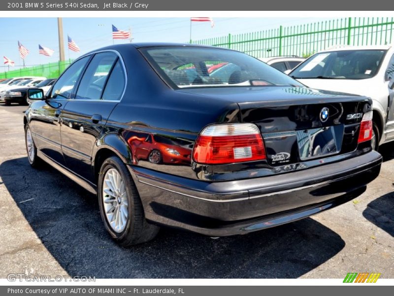 Jet Black / Grey 2001 BMW 5 Series 540i Sedan