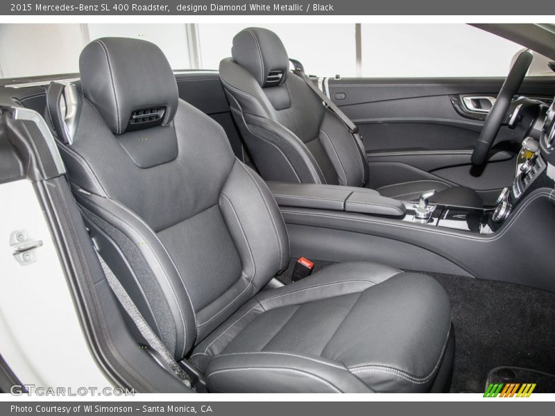 designo Diamond White Metallic / Black 2015 Mercedes-Benz SL 400 Roadster