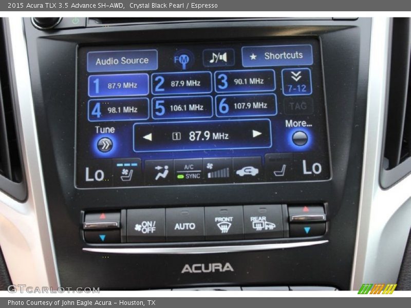 Crystal Black Pearl / Espresso 2015 Acura TLX 3.5 Advance SH-AWD