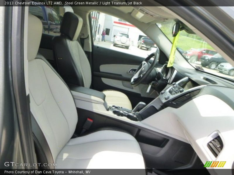 Steel Green Metallic / Light Titanium/Jet Black 2013 Chevrolet Equinox LTZ AWD