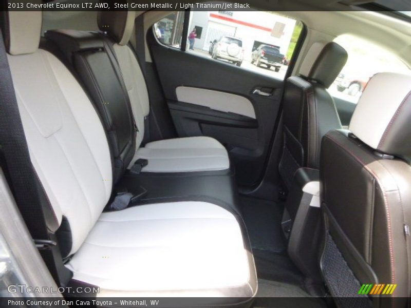 Steel Green Metallic / Light Titanium/Jet Black 2013 Chevrolet Equinox LTZ AWD